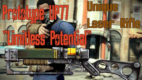 Fallout 4 Prototype UP77 Limitless Potential Unique Laser Pistol