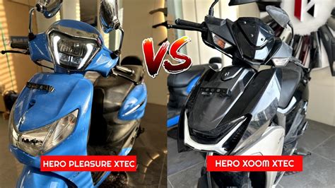 Hero Pleasure Plus Xtec Vs Hero Xoom Xtec Best Scooty To Buy In