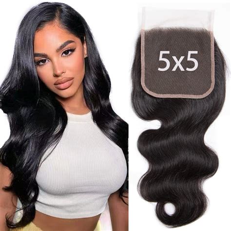 5x5 Closure Body Wave Human Hair 5x5 Hd Lace Closure Free