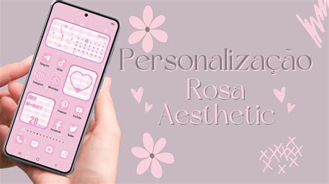 Personaliza O Rosa Aesthetic Organizando E Personalizando Meu