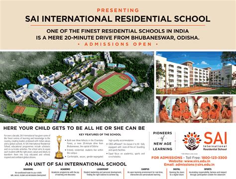 Sai International Residential School Here Your Child Gets To Be All He