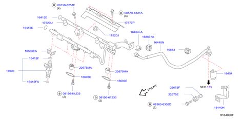 Nissan Maxima Clip Connector Fuel Feed PIPING Connector 17530 8H300