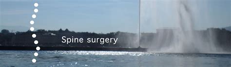 Adult Spine Neurosurgery Geneva