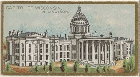 Issued By Allen And Ginter Capitol Of Wisconsin In Madison From The