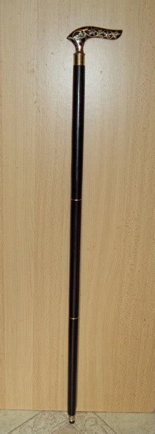 Walking Stick Wooden Walking Stick With Very Luxurious Brass Handle