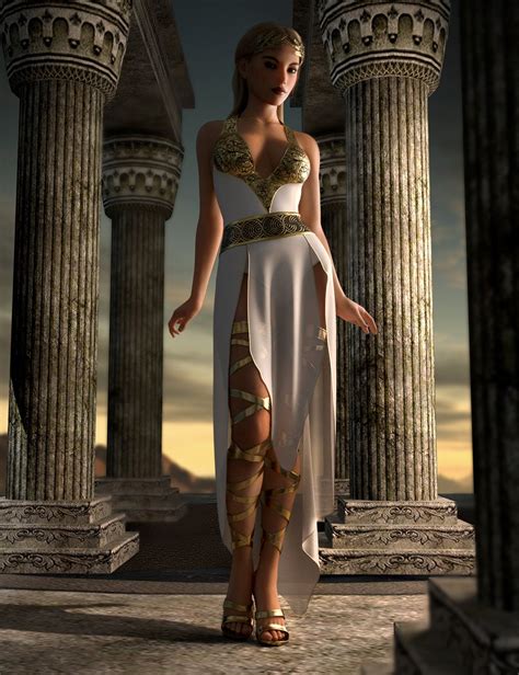 Dforce Greek Princess Outfit Set For Genesis And Females Daz D