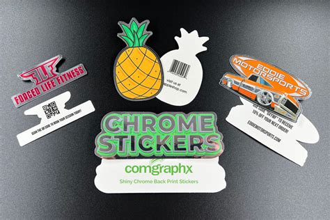 Clear Back Print Stickers - Comgraphx