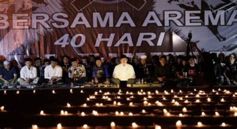 Memperingati 40 Hari Tragedi Kanjuruhan Aremania Gelar Aksi Damai