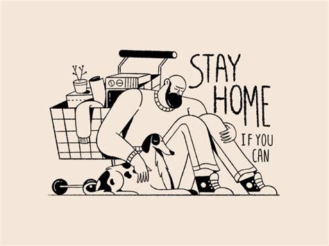 Stay Safe, Stay Home: Digital Illustrations About Life and Work in ...