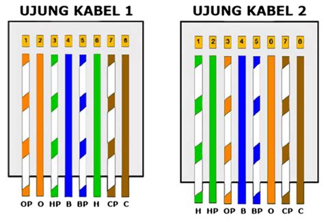 Urutan Kabel Straight Dan Cross Rj Lengkap Mas Dzikry