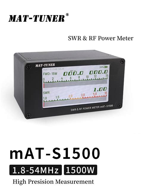 Swr Rf Power Meter Mat Tuner Mat S Digital Standing Wave Meter