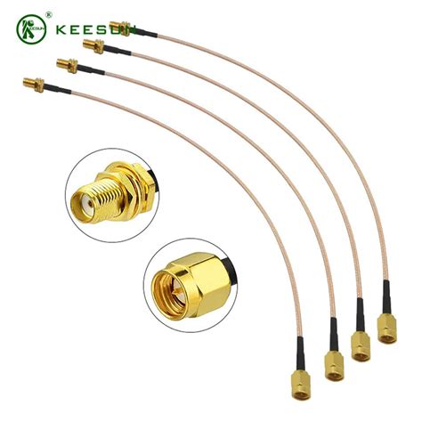 Rf Assemblies Rp Sma Female To Ipex Connector Ohm Coaxial Cable Rf