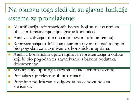 Pronaženje informacija ppt download