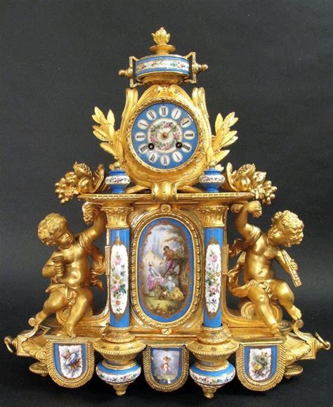 Sold Price Monumental French Ph Mourey Figural Sevres Clock Invalid Date Pdt