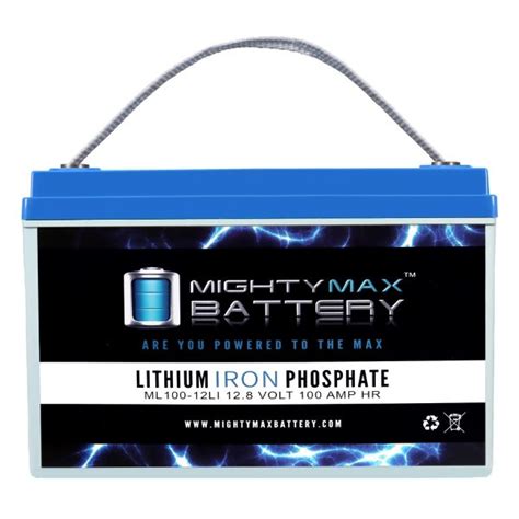 Mighty Max Battery ML100 12LI 12 Volt 100 AH Deep Cycle Lithium Iron