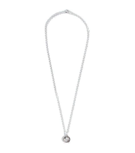 Gucci Silver Interlocking G Necklace Gucci