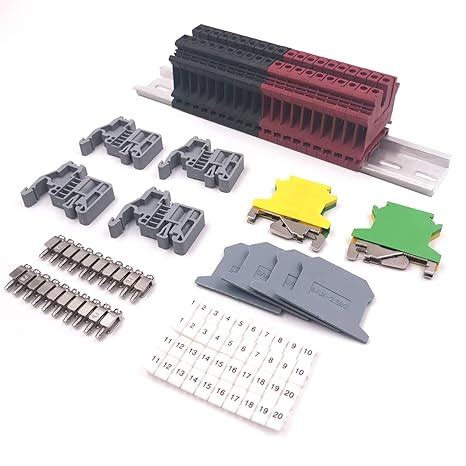 Erayco Din Rail Terminal Blocks Kit Pcs Uk B Terminal Blocks