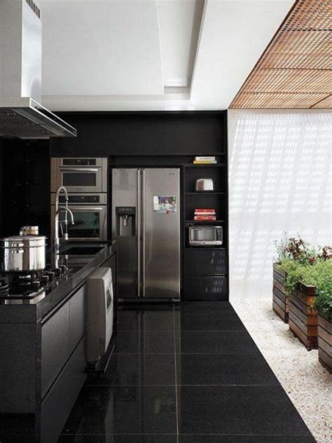 Porcelanato preto na decoração 60 ideias modernas para se inspirar