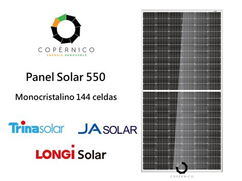 Panel Solar Monocristalino 550W 144 Celdas COPÉRNICO S A S