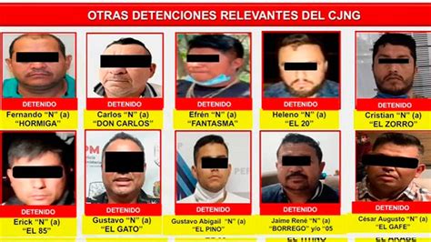 Gobierno De AMLO Presume Detenciones Importantes Del Grupo Criminal De