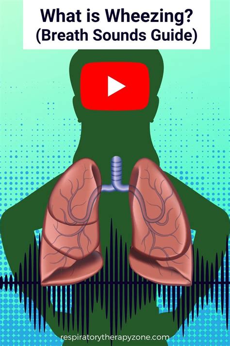 The Lungs Are Shown In Front Of A Sound Wave With Text That Reads What