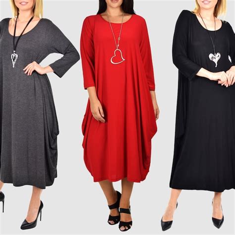Loose Fitting Dress Etsy