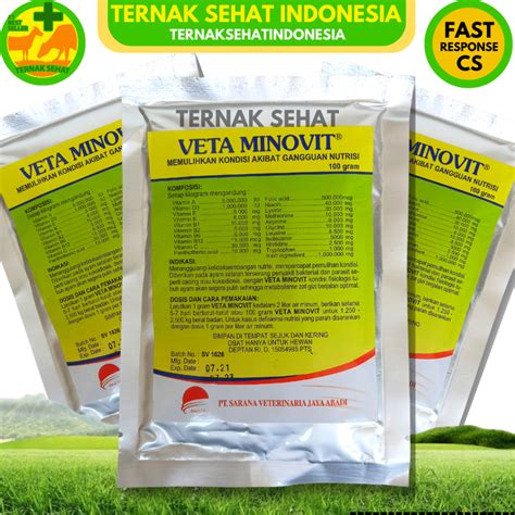 Jual Veta Minovit Gram Multivitamin Dan Multi Asam Amino Komplit