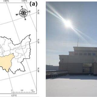 A Study Area And B The Main Observation Site In This Figure A