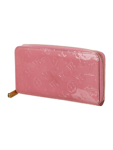 Louis Vuitton Lv Monogram Patent Leather Continental Wallet Pink Wallets Accessories