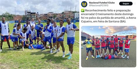 Adversários do Bahia de Feira jogadores do Nacional AM debocham da