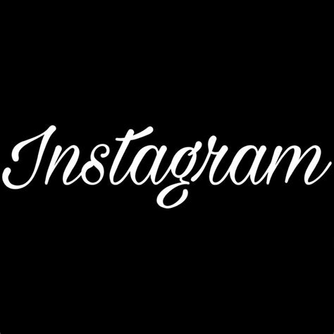 The Word Instagramm Written In White On A Black Background