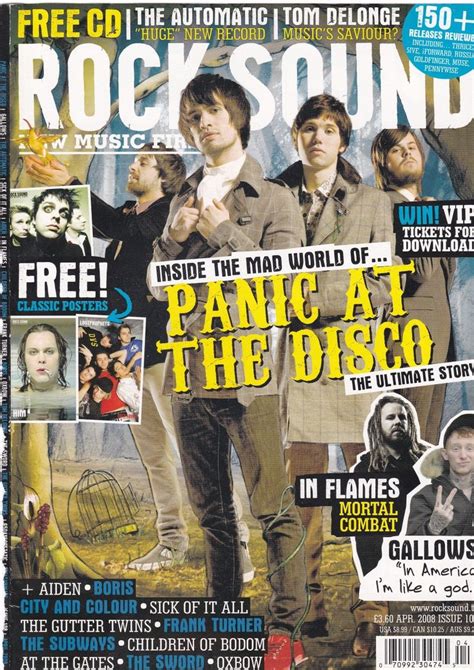 The Cover Of Rock Sound Magazine