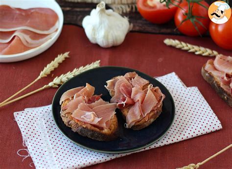 Tartine Tomaten Und Serrano Schinken Rezept Petitchef