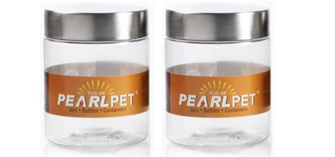 Buy PEARLPET Plus Range Plastic Storage Jars Containers For Kitchen