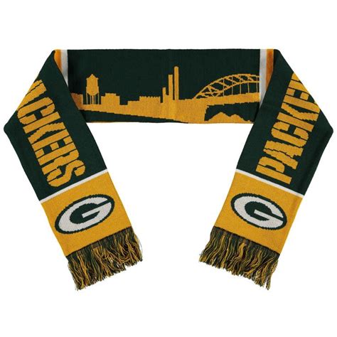 Green Bay Packers Skyline Scarf Green Bay Packers Ts Green Bay