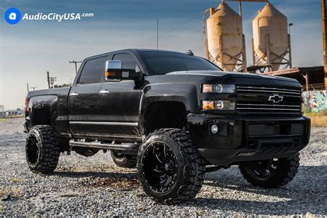 22″ Fuel Wheels Cleaver For2016 Chevy Silverado 2500 Hd