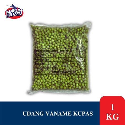 Jual Sayur Kacang Polong 1kg Vegetables Green Peas Frozen Shopee