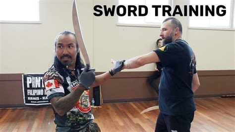 Filipino Martial Arts Sword Training With Pintados Youtube