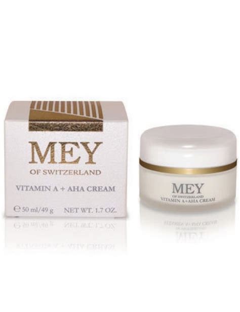 Mey Vitamin A AHA Cream Κρέμα Αντιγήρανσης 24 ωρης δράσης 50 ml