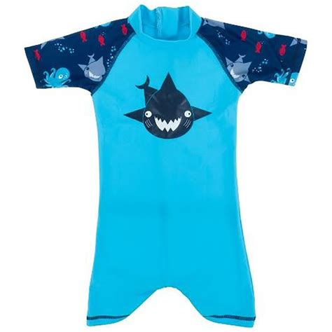 Banz Shark Swimsuit - Turquoise - The Parenting Emporium