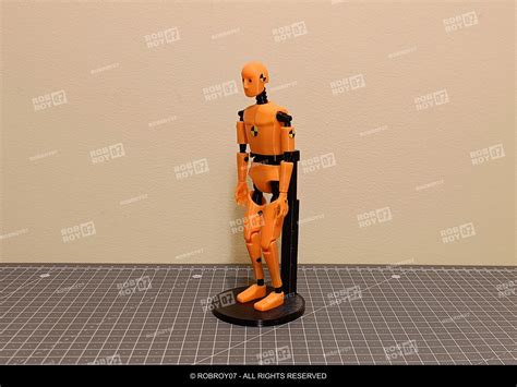 110 Crash Test Dummy Figure Ragdoll Etsy