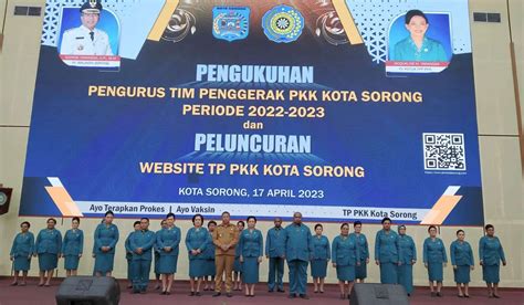 Pengurus PKK Kota Sorong Periode 2022 2023 Resmi Dilantik