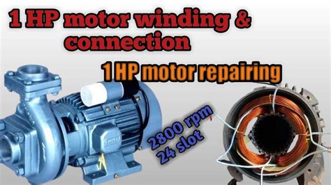 1 HP Motor Winding Single Phase Motor Winding Connection Diagram