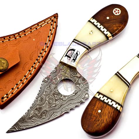 Personalized Custom Damascus Hunting Knife Damascus Fixed Blade Knife