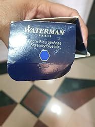 Waterman Ink Bottle Florida Blue Serenity Blue Ml Amazon In