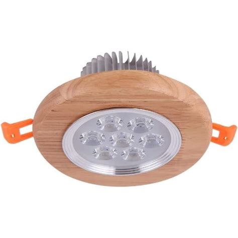 Clairage De Plafond En Bois Rond Led Plafond Downlight Int Gr Led