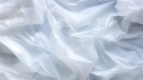 Illuminated Textured Background Of Crumpled Polyethylene Polyethylene