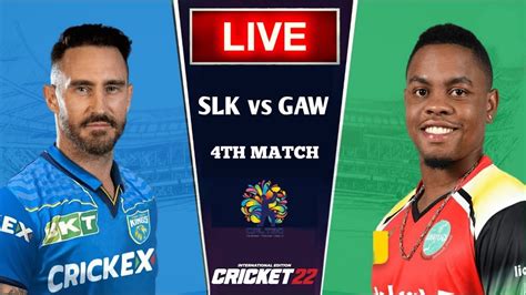 St Lucia Kings Vs Guyana Amazon Warriors 4th Match Live Cricket