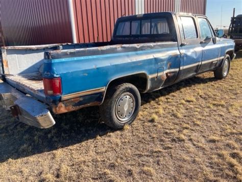 1990 Chevrolet 33 Crew Cab No Reserve F And E Collector Auto Auction