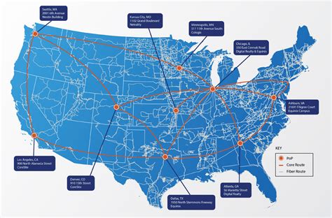 Indatel National Fiber Map Dakota Carrier Network